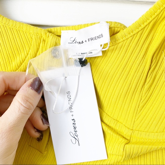 Lovers + Friends Ribbed Gabby Bodysuit NWT - Picture 5 of 5